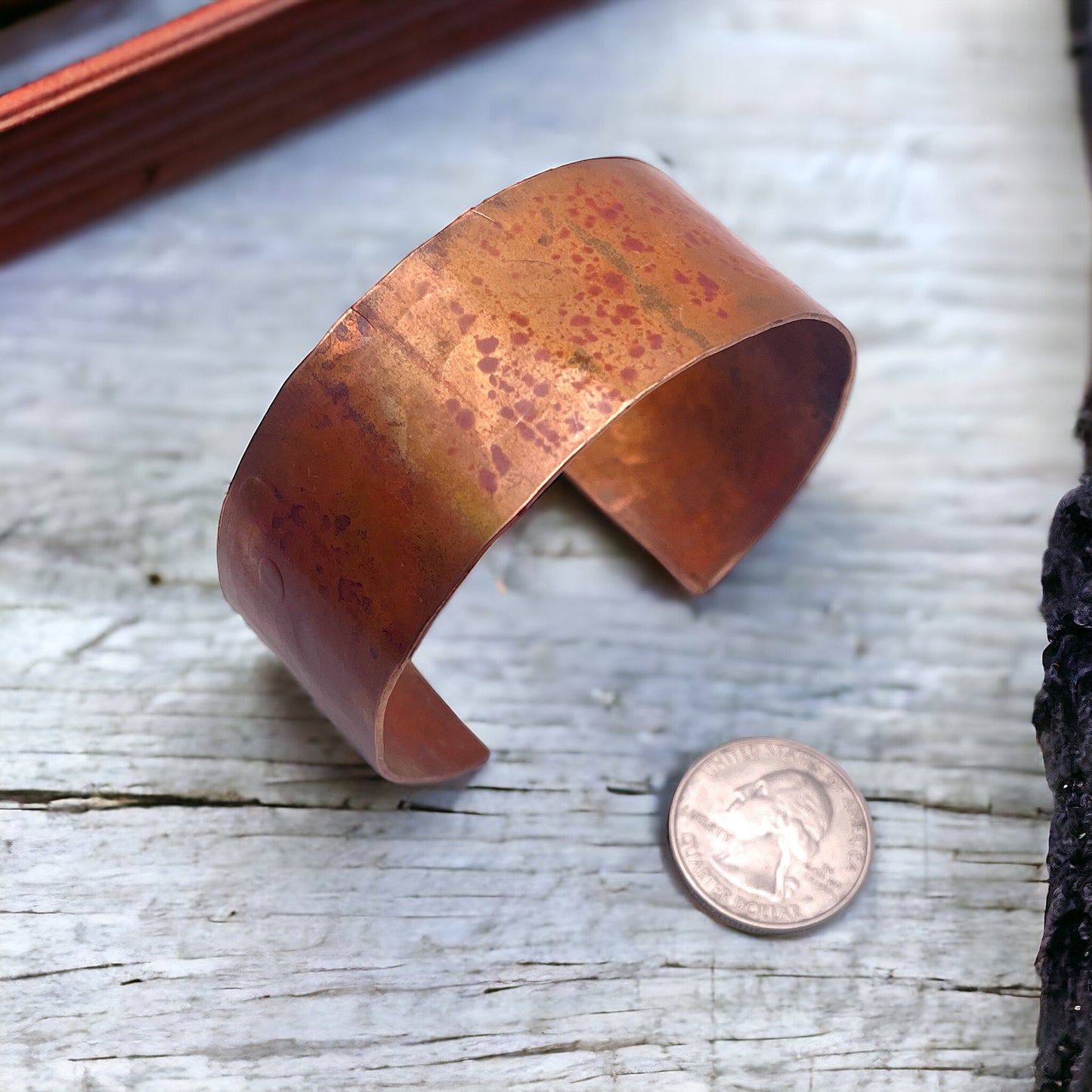 Copper Cuff Bracelet, Boho Style