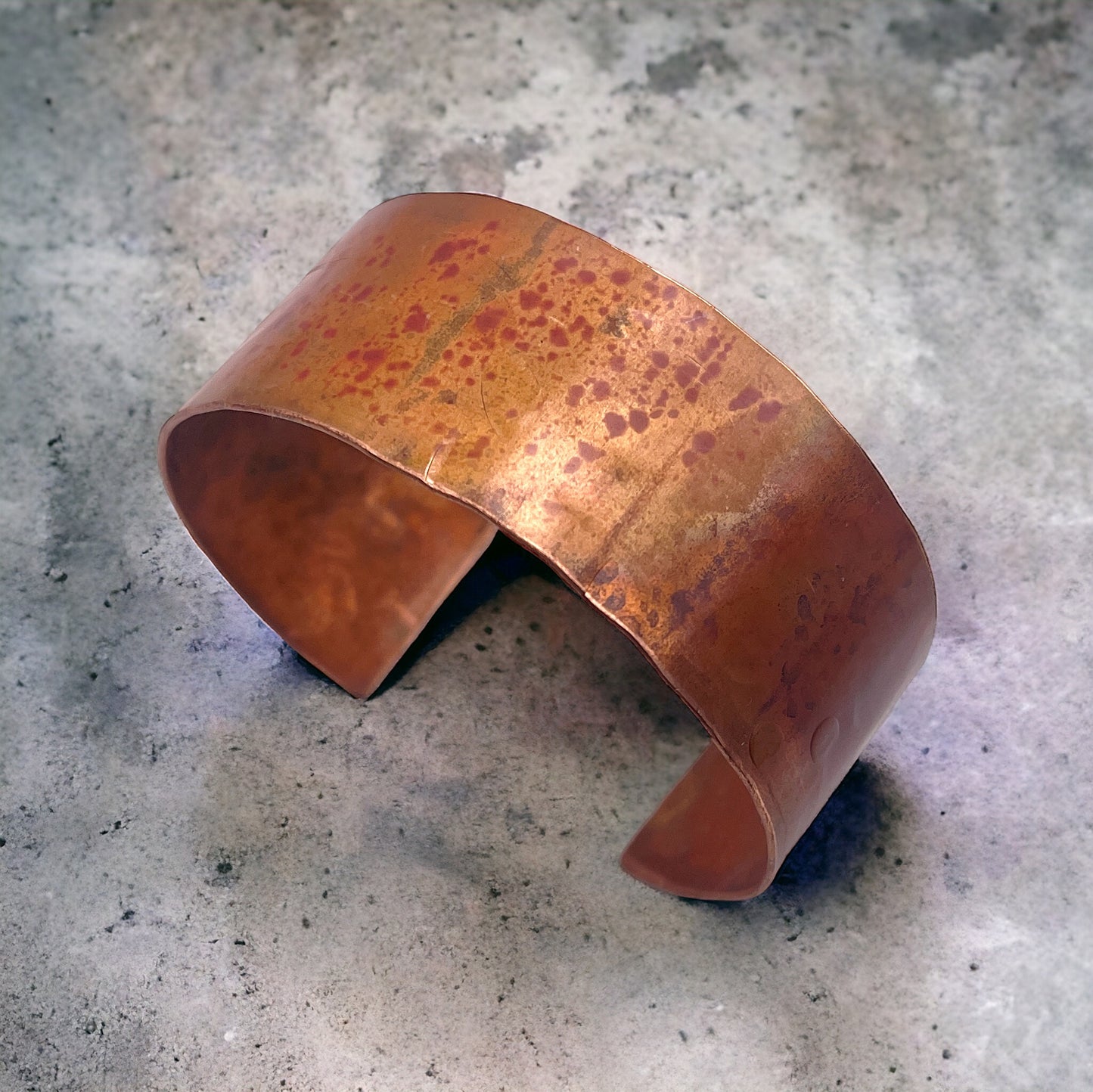 Copper Cuff Bracelet, Boho Style