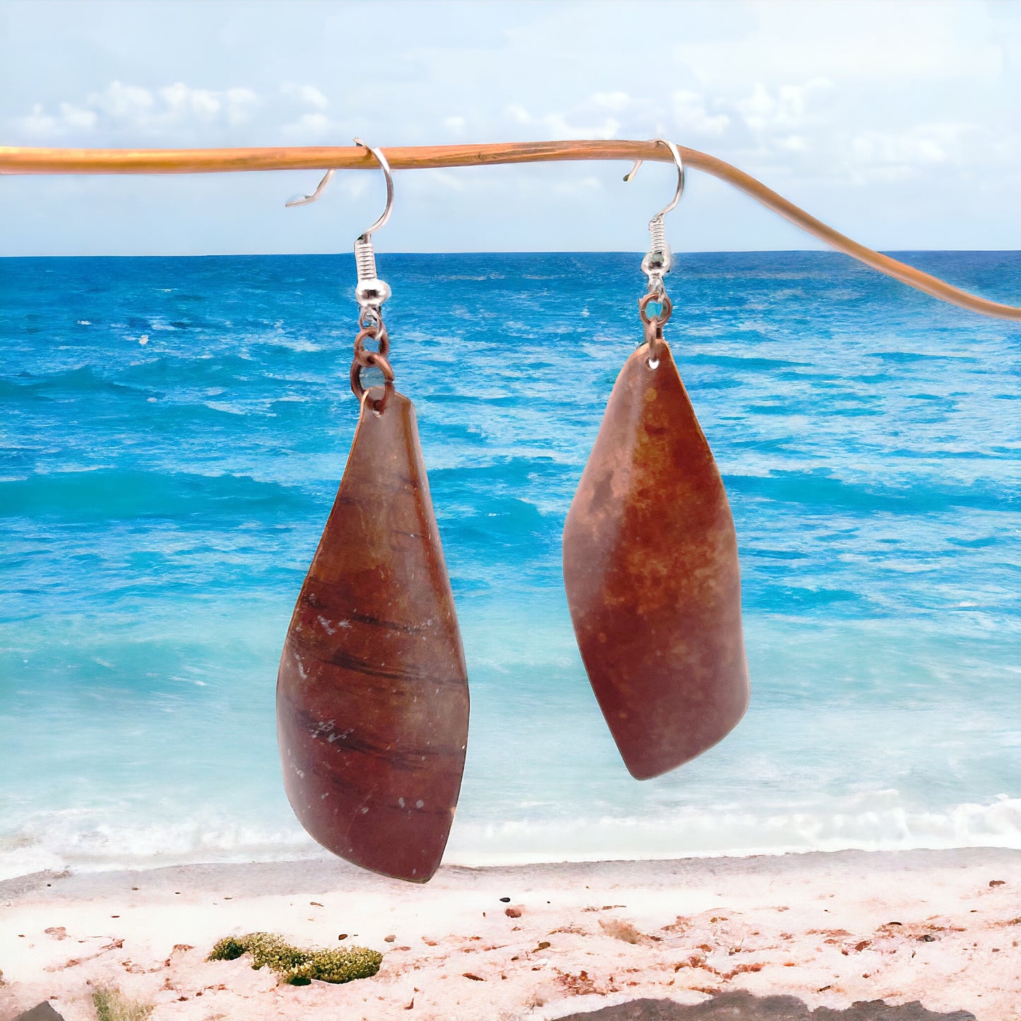 Copper Twist Earrings