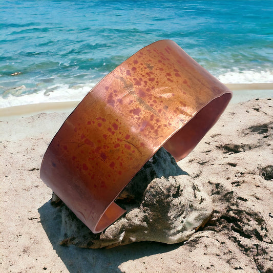 Copper Cuff Bracelet, Boho Style