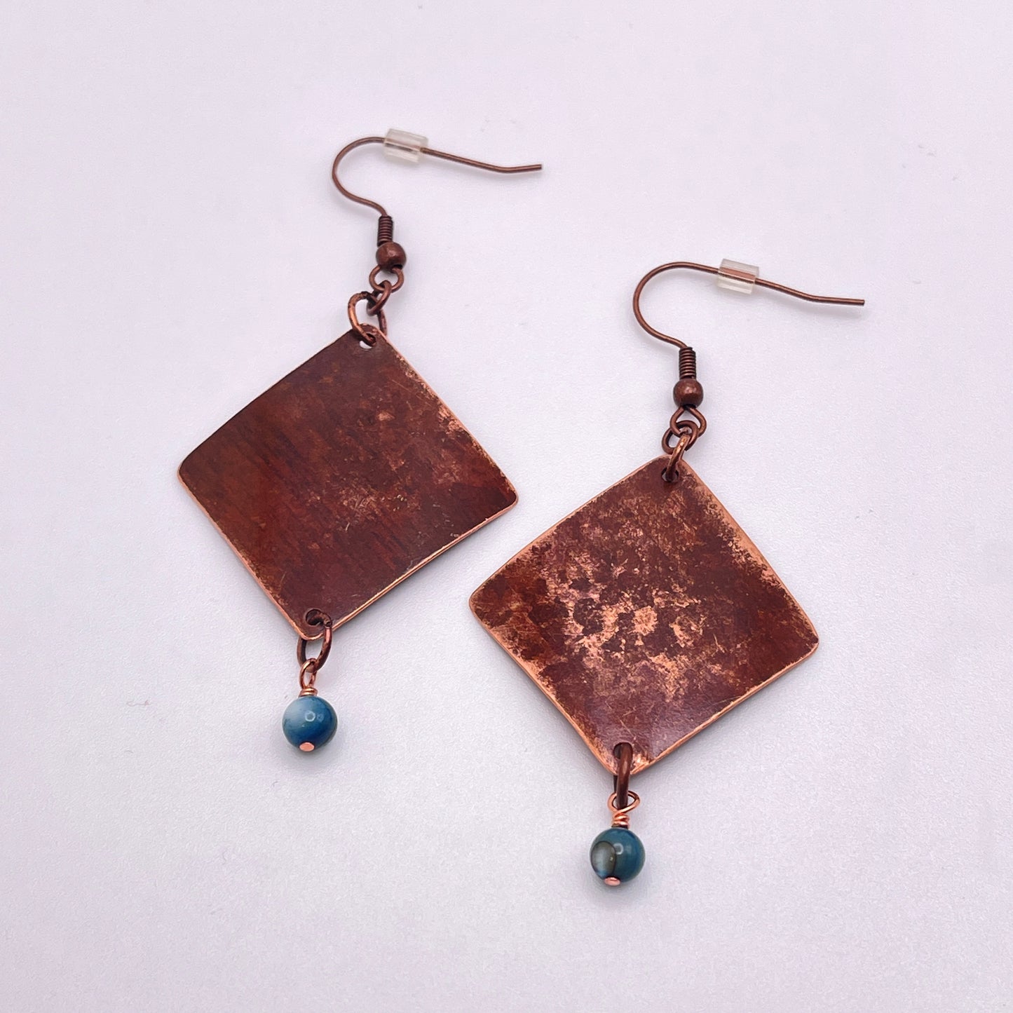 Copper Rivershell Earrings