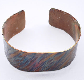 Flame Painted Bracelet-Diagonal flame