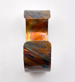 Flame Painted Bracelet-Diagonal flame