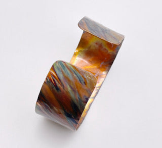 Flame Painted Bracelet-Diagonal flame