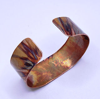 Flame Painted Bracelet-Sunburst